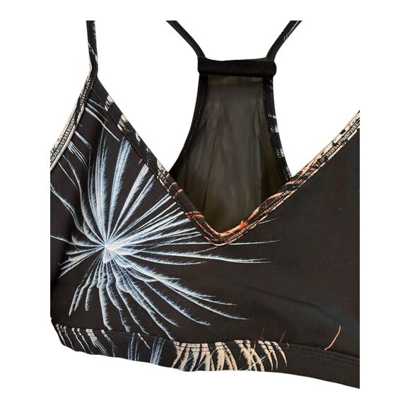 Good American Legging Sports Bra Set Sz 2=M Fireworks HR Ankle 4th of July - Picture 5 of 10